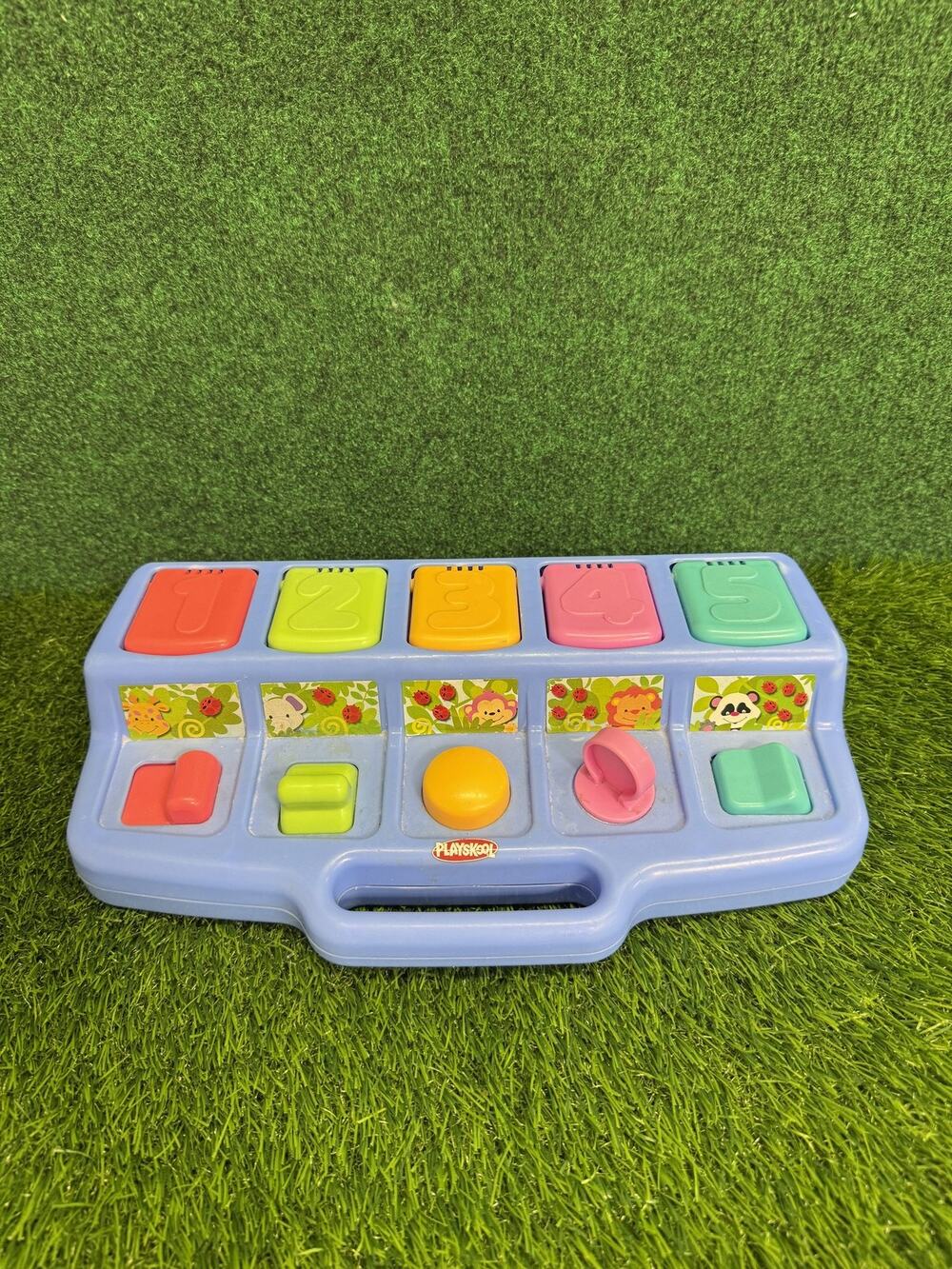 1995 Playskool Pop Up Animal Surprise Activity Toy Infant Toddler Learning Toy